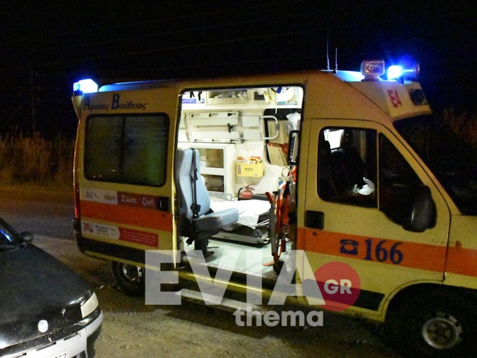 Στιγμιότυπο από τον τόπο του συμβάντος, Φωτογραφία: eviathema.gr