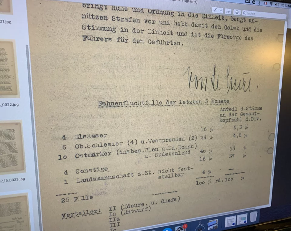 Σύμφωνα με τα γερμανικά αρχεία, τον Δεκέμβριο του 1943 το 53% των ναζί που βρίσκονταν στα Καλάβρυτα ήταν Αυστριακοί