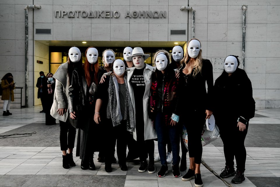 Δίκη της υπόθεσης για την επίθεση με βιτριόλι εναντίον της Ιωάννας Παλιοσπύρου, Τετάρτη 27 Οκτωβρίου 2021. ( EUROKINISSI/ ΒΑΣΙΛΗΣ ΡΕΜΠΑΠΗΣ)