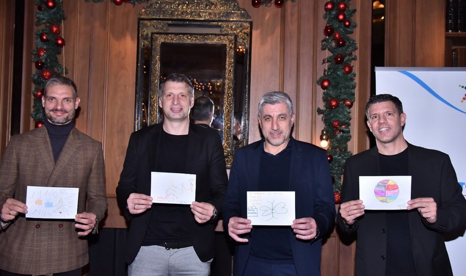 Άγγελος Χαριστέας, Θοδωρής Παπαλουκάς, Κώστας Κωνσταντινίδης, Τάκης Φύσσας
