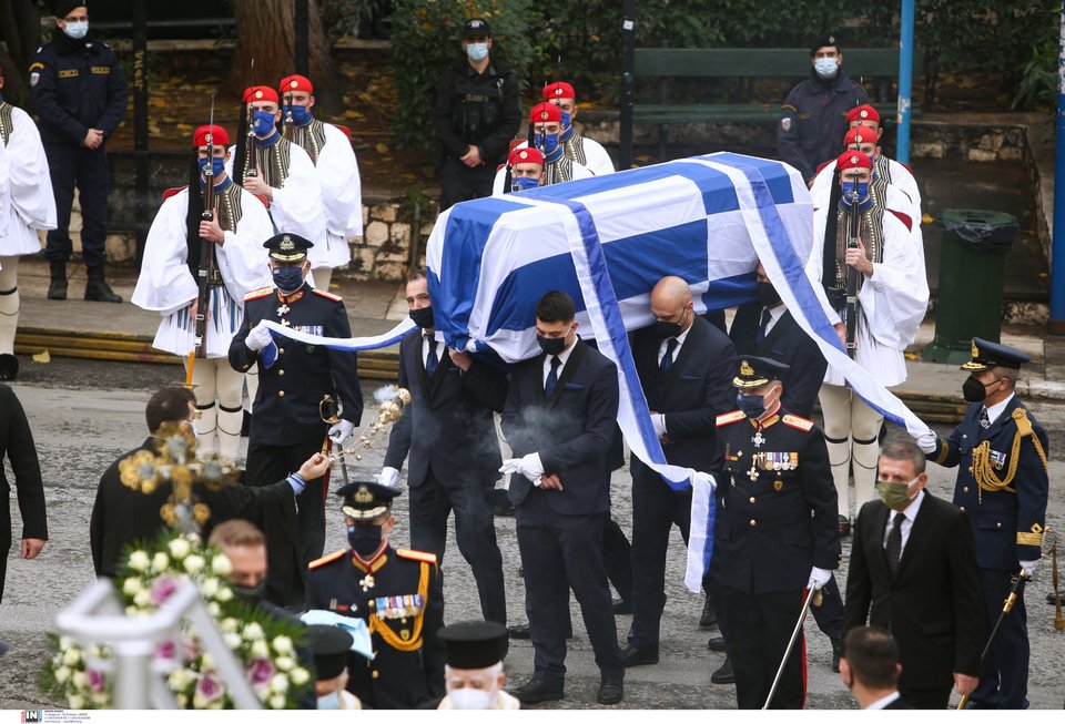 Κάρολος Παπούλιας τελευταίο αντίο