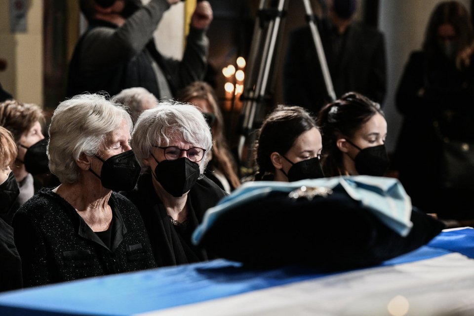 Κάρολος Παπούλιας, εξόδιος ακολουθία