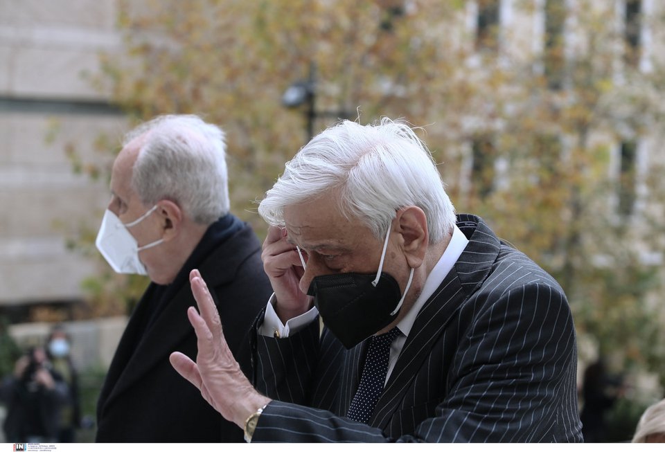 Κάρολος Παπούλιας, εξόδιος ακολουθία, Προκόπης Παυλόπουλος