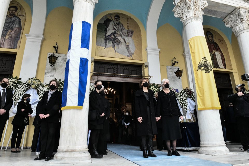 Κάρολος Παπούλιας, εξόδιος ακολουθία