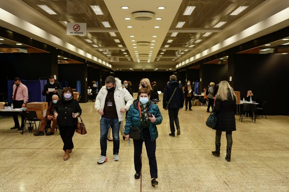 Εκλογικό κέντρο στη Θεσσαλονίκη / Φωτογραφία: Konstantinos Tsakalidis/SOOC