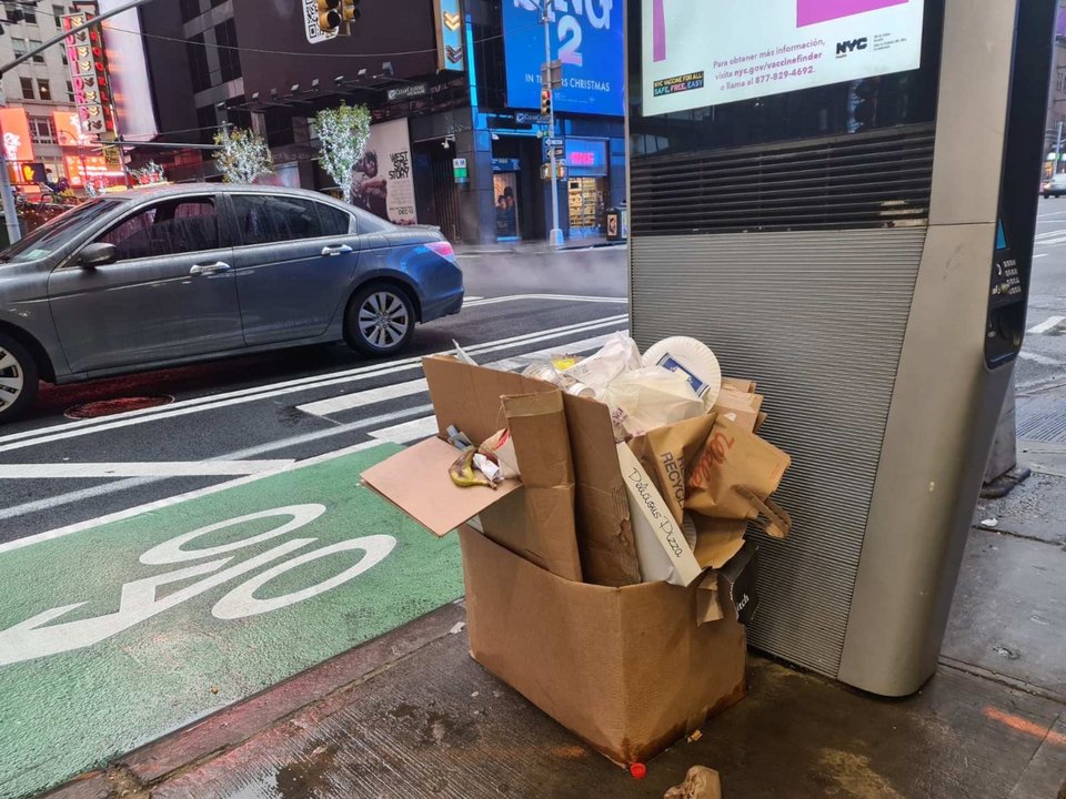 κούτα σκουπίδια στη Νέα Υόρκη