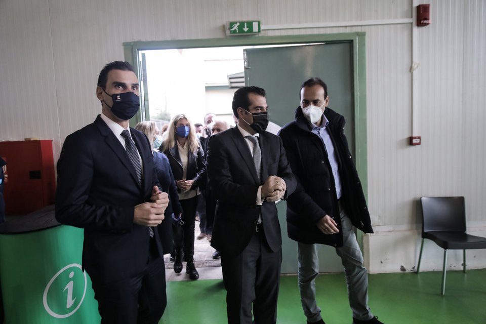 εγκαίνια του νέου mega Εμβολιαστικού Κέντρου στη Γλυφάδα