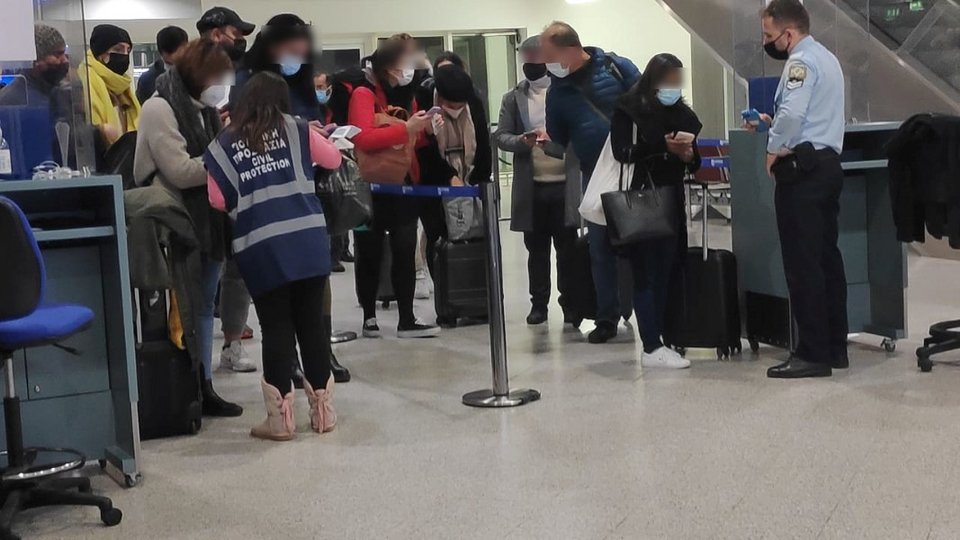 έλεγχοι σε αφίξεις πτήσεων στο ελ βενιζέλος