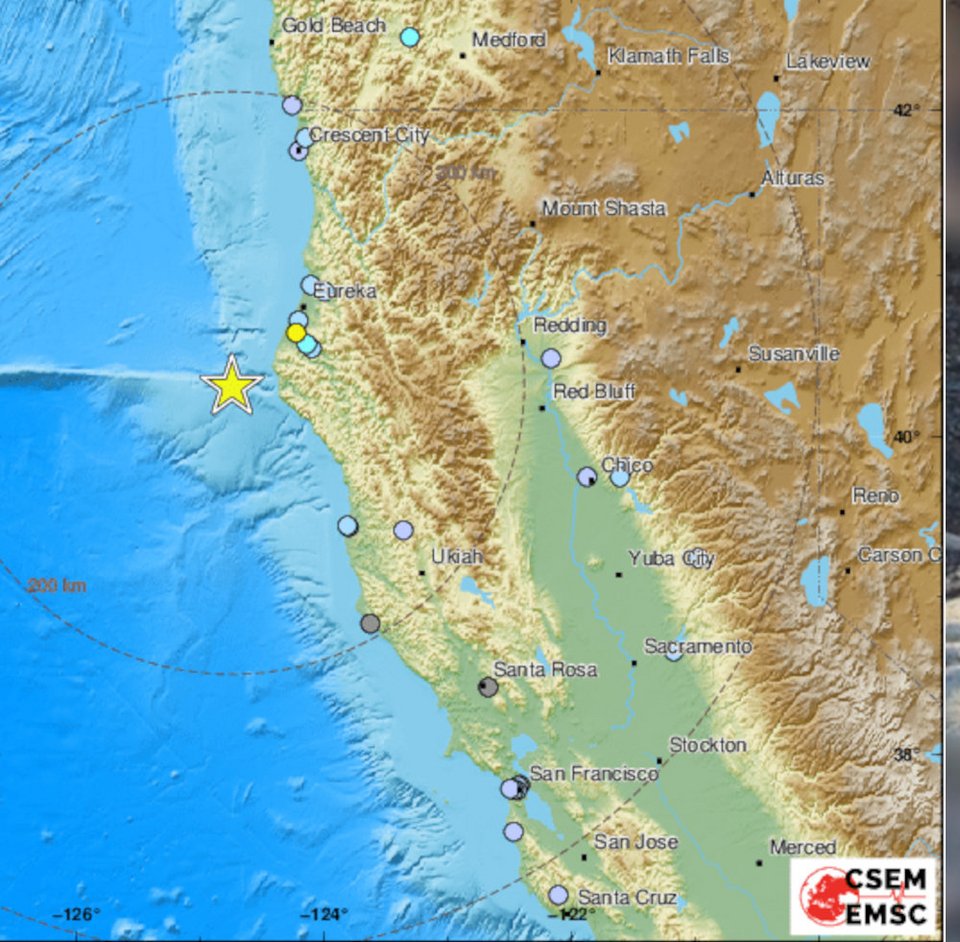 Το επίκεντρο του σεισμού