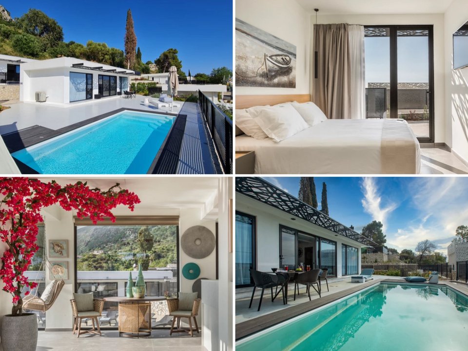 Κάθε βίλα του ξενοδοχείου είναι κατασυασμένη από κοντέινερ και διαθέτει δική της πισίνα - Φωτογραφίες: Container Homes GBR