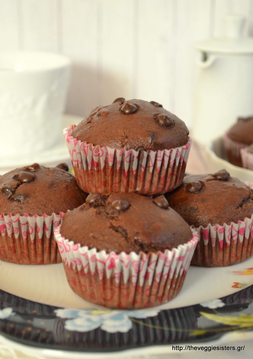 Λαχταριστά μάφιν χωρίς καθόλου ζωϊκά υλικά από το blog The Veggie Sisters.