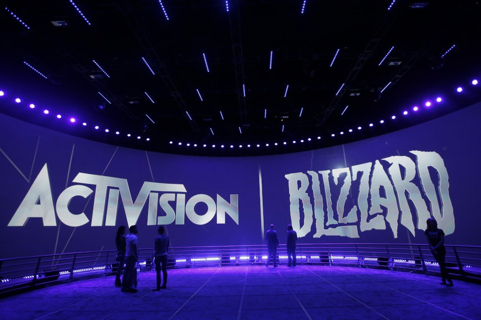 Περίπτερο της Activision Blizzard σε έκθεση Ε3 / Φωτογραφία: AP Photo/Jae C. Hong, File