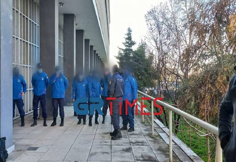 ΑΠΘ, αστυνομία στο δικαστήριο