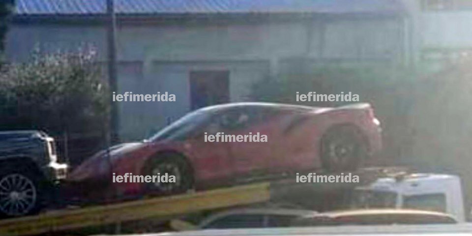 Η μοιραία Ferrari 488 Pista με την οποία σκοτώθηκε ο Τζώρτζης Μονογυιός / Φωτογραφία: iefimerida.gr