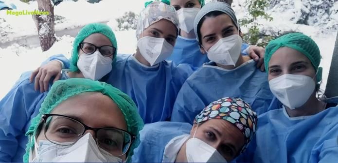 Η φωτογραφία που τράβηξε με συναδέλφους της