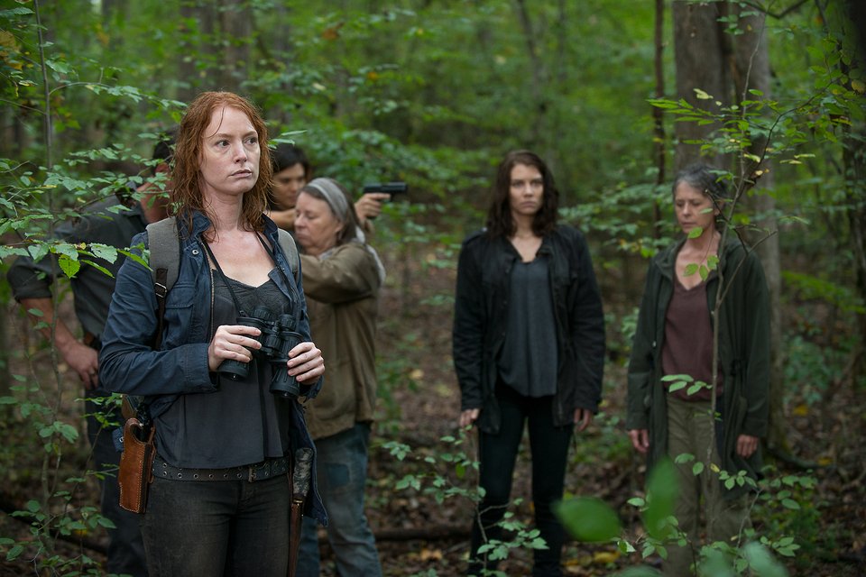 Η ηθοποιός Αλίσια Γουίτ στη σειρά «Walking Dead»