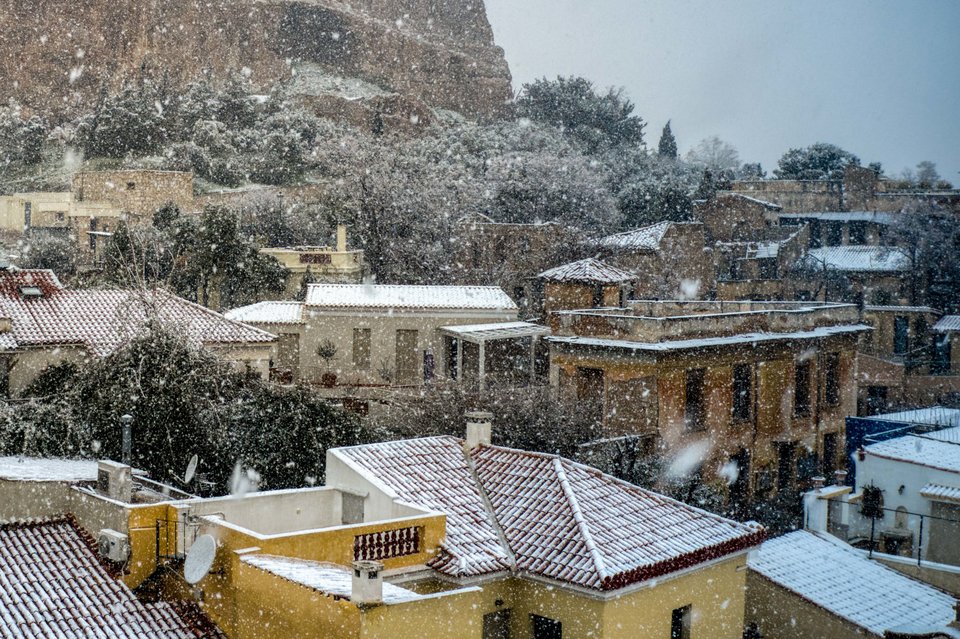 χιόνια, κακοκαιρία Ελπίς