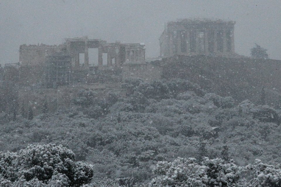 χιόνια, κακοκαιρία Ελπίς