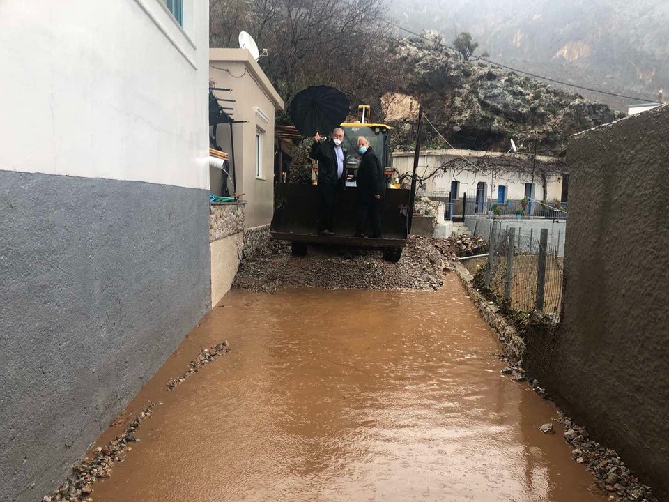 Εντονη κακοκαιρία «χτύπησε» την Κάλυμνο