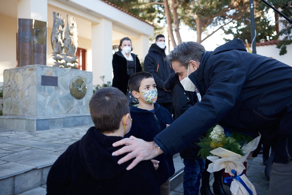 Κυριάκος Μητσοτάκης στον Άγιο Ευστράτιο για τα Θεοφάνια