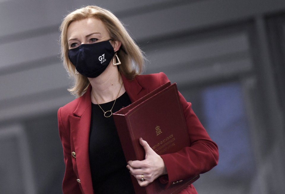 Η Λιζ Τρας / Φωτογραφία: Olivier Douliery-AP Photo/Pool