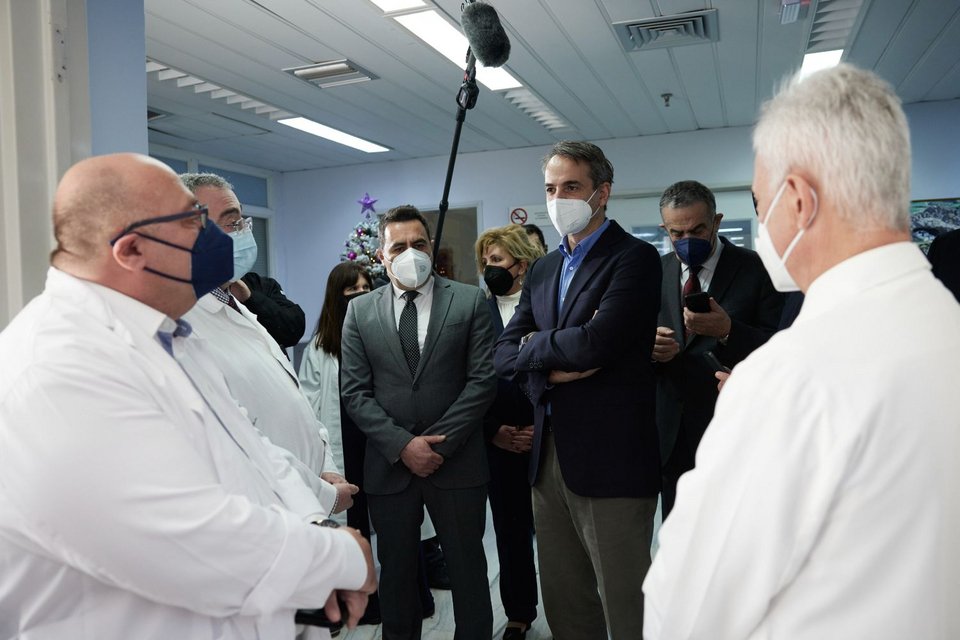 Ο πρωθυπουργός επισκέφθηκε το Γενικό Νοσοκομείο Λήμνου