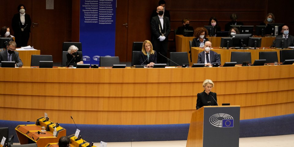 Η πρόεδρος της Κομισιόν Ούρσουλα φον Ντερ Λάιεν