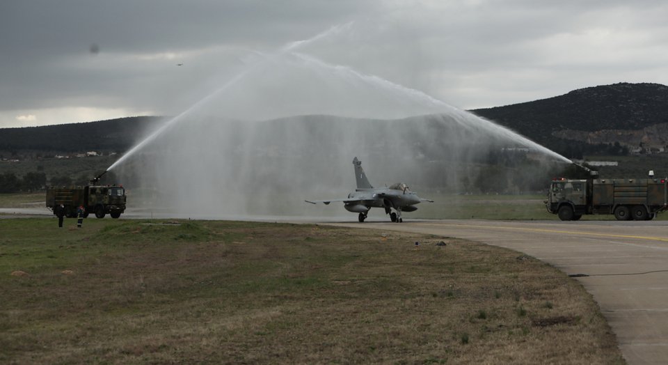 Η τιμητική άφιξη των Rafale στην 114 ΠΜ στην Τανάγρα