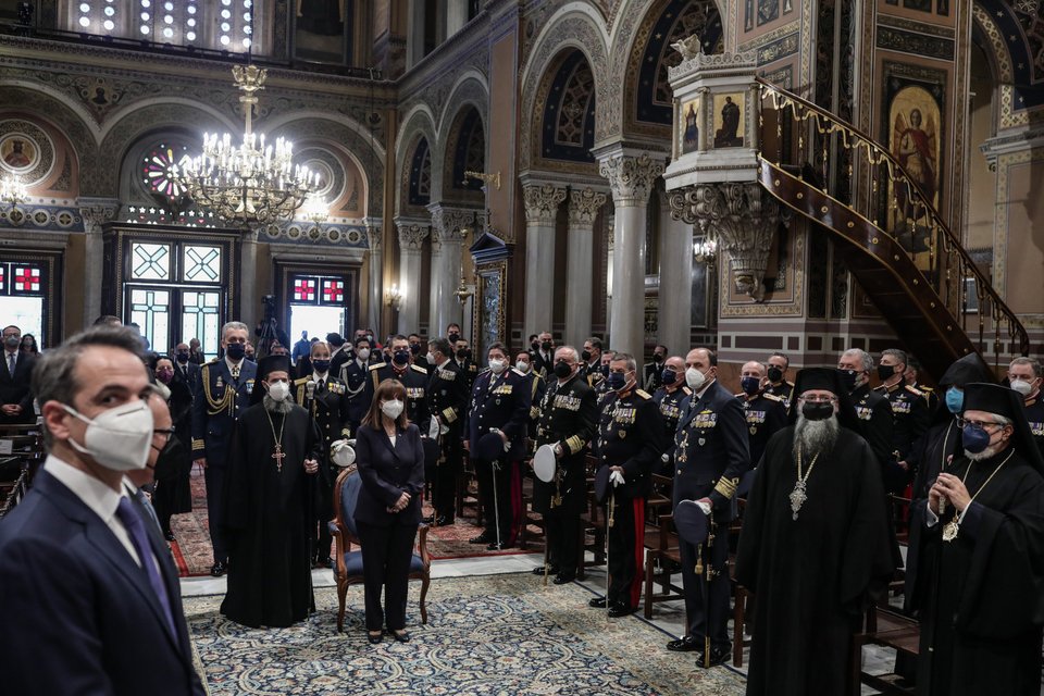 Δοξολογία στη Μητρόπολη Αθηνών για το νέο έτος. Σάββατο 1 Ιανουαρίου 2022