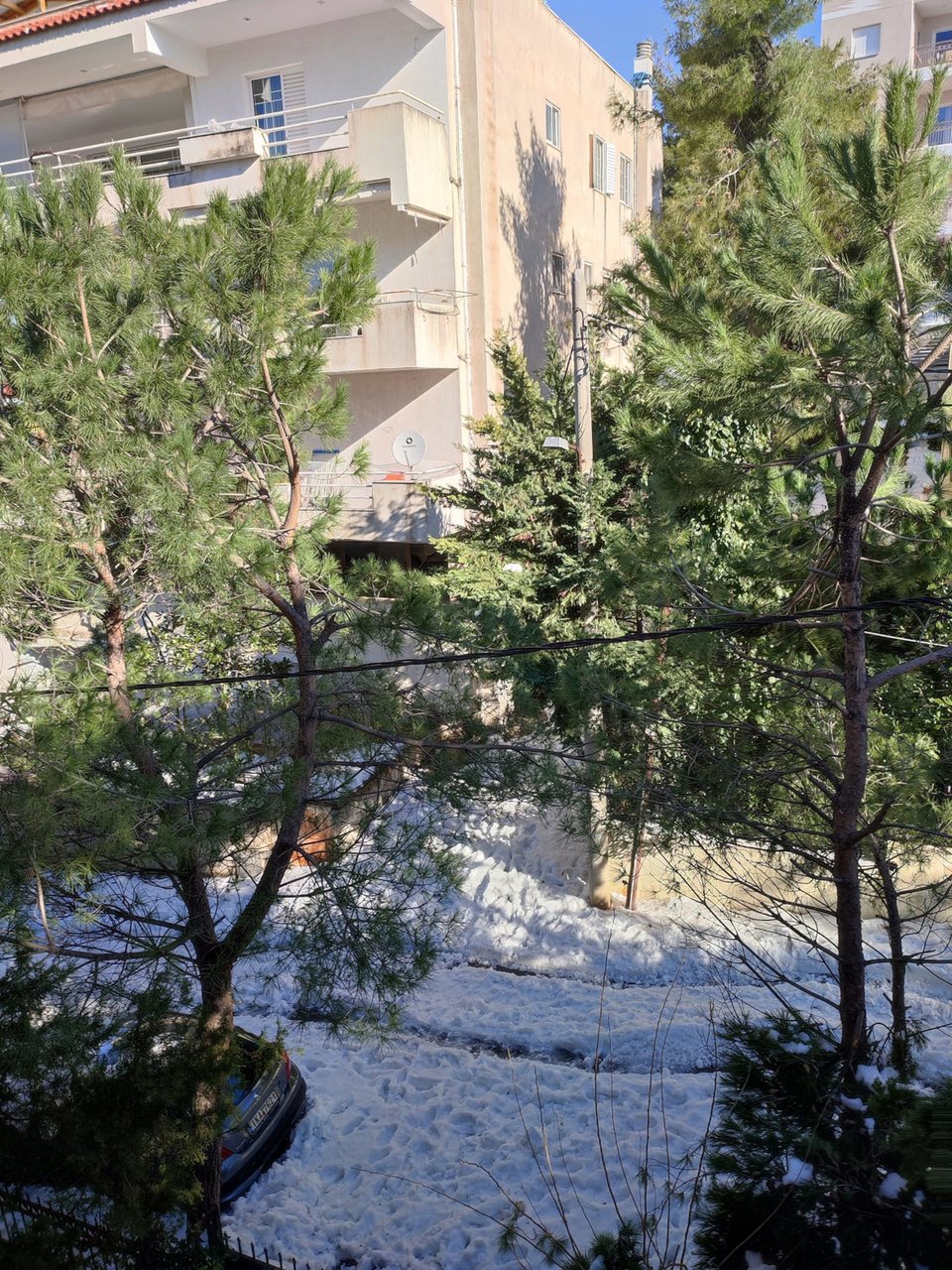 βόρεια προάστια, χιονισμένα στενά