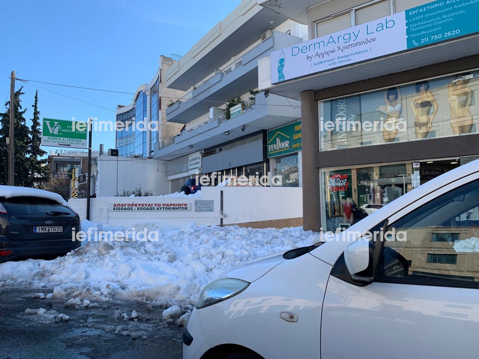βόρεια προάστια, χιονισμένα στενά
