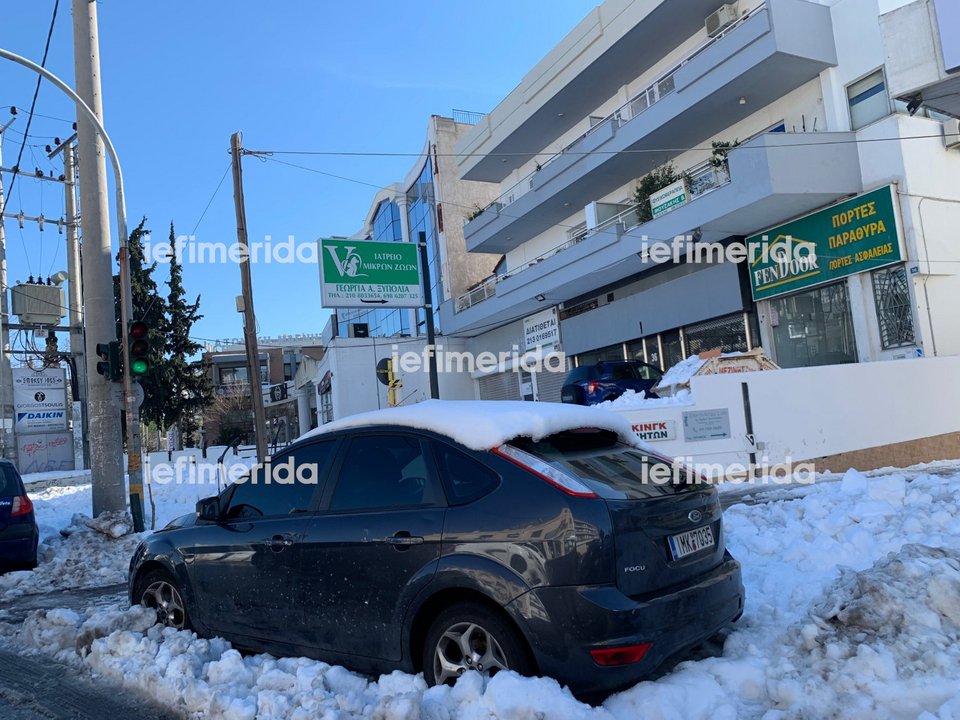 βόρεια προάστια, χιονισμένα στενά
