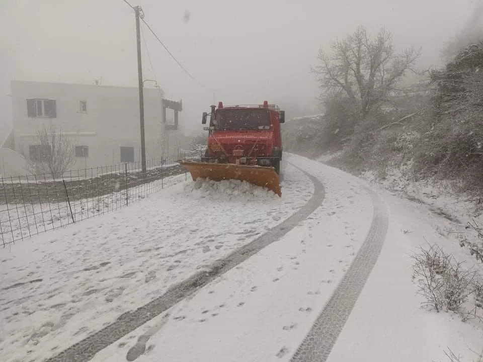 Χιόνι στην Ανδρο