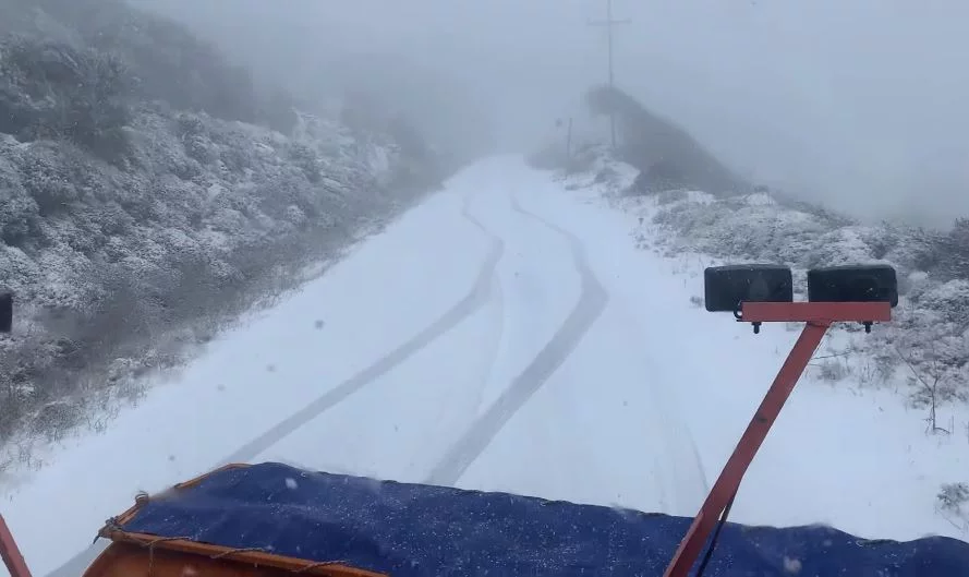 Χιόνι στην Ανδρο