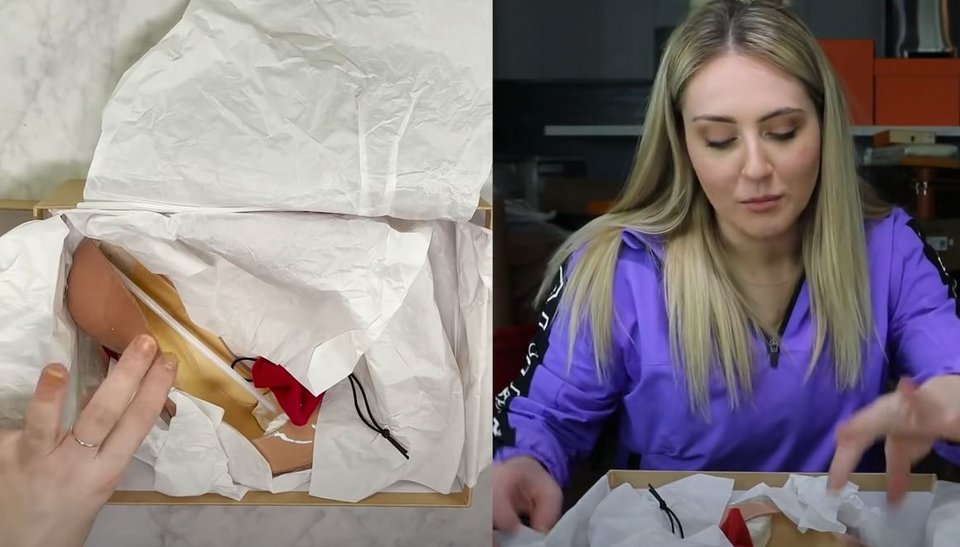 Και γόβες Christian Louboutin αξίας 695 δολαρίων