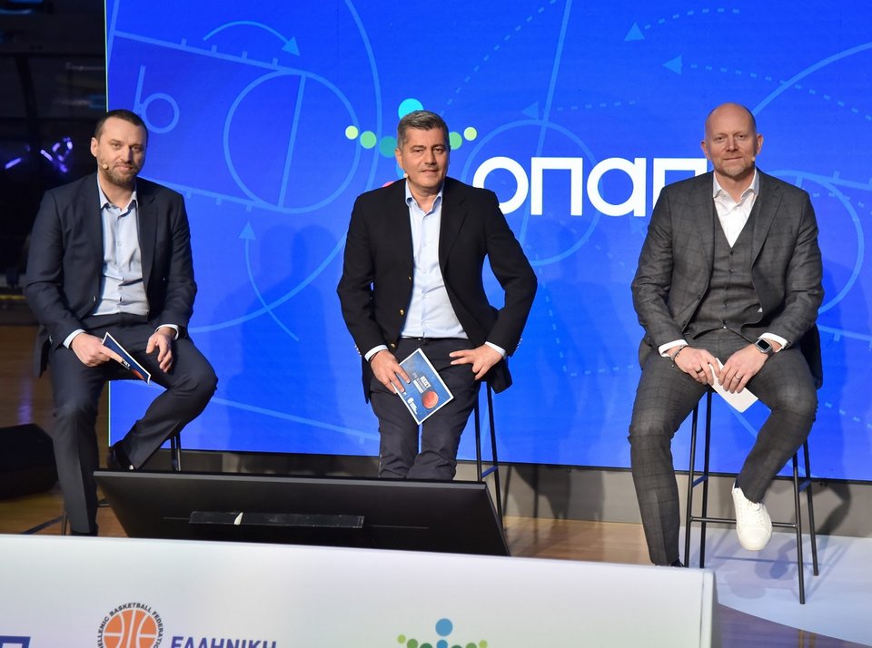 Γιάννης Ρόκκας, Chief Marketing Officer ΟΠΑΠ, Οδυσσέας Χριστοφόρου, Αναπληρωτής Διευθύνων Σύμβουλος ΟΠΑΠ, Γιαν Κάρας, Διευθύνων Σύμβουλος ΟΠΑΠ 