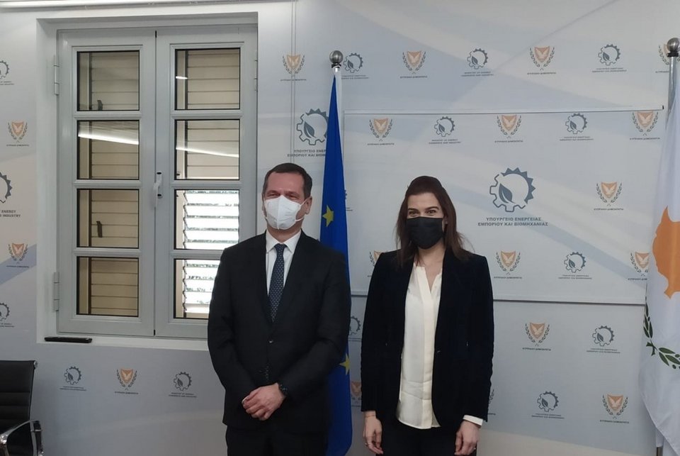 Σύσκεψη της Διοίκησης του ΑΔΜΗΕ με την Υπουργό Ενέργειας Κύπρου
