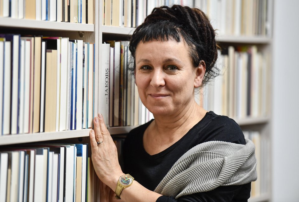 Η συγγραφέας Olga Tokarczuk - AP Photo/Martin Meissner