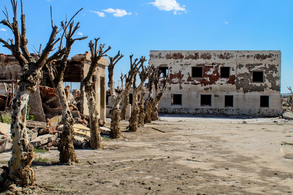 Τα ερείπια της αργεντίνικης πόλης Epecuen, η οποία πλημμύρισε το 1985