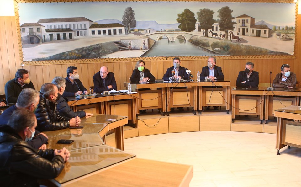 Ο Νίκος Ανδρουλάκης στους Ορχομενούς Βοιωτίας