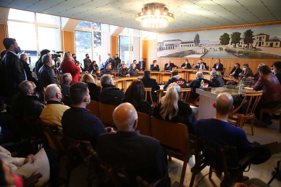 Ο Νίκος Ανδρουλάκης στους Ορχομενούς Βοιωτίας