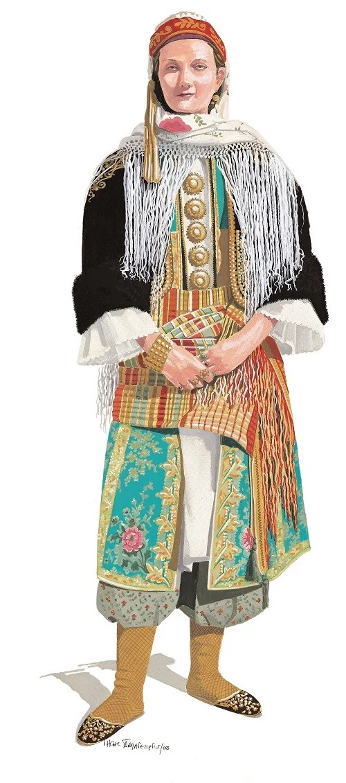 Παραδοσιακή φορεσιά από το Καστελόριζο 