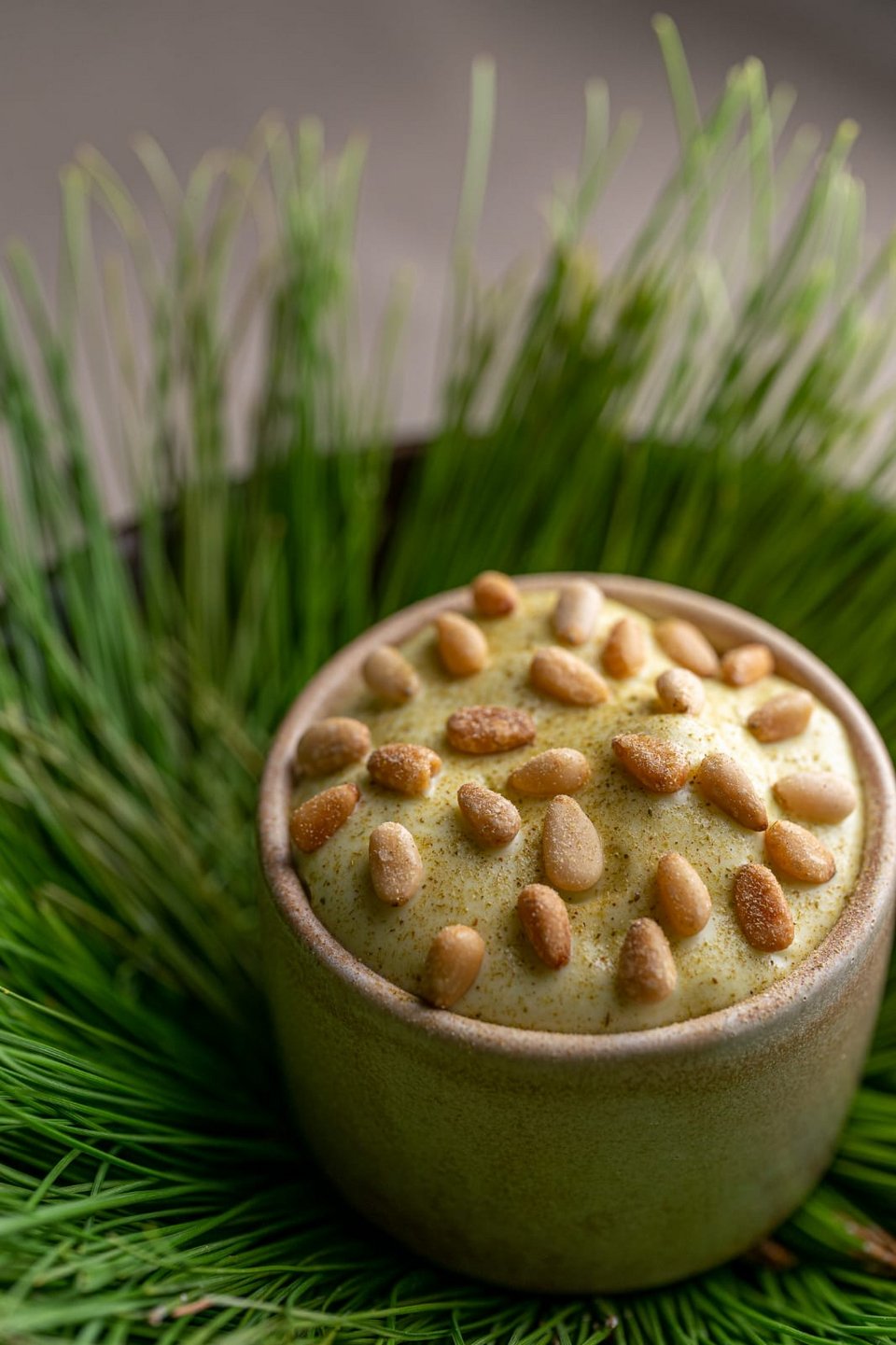 Το «Πεύκο», ένα πολύ χαρακτηριστικό πιάτο στο μενού του Τάσου Μαντή  - Φωτογραφία: Yiamouris Studio