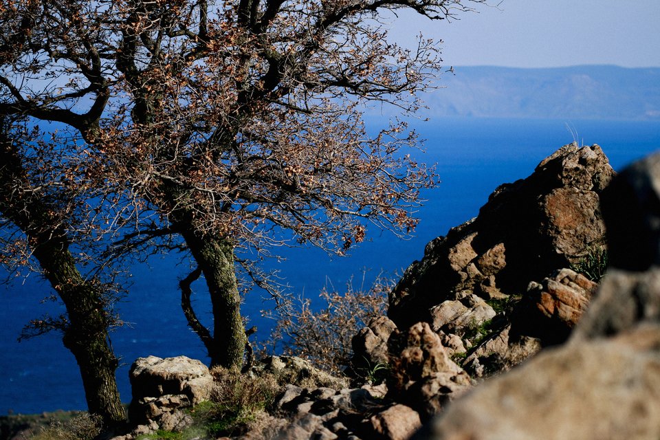 Το σπίτι που αγόρασε η Claire Lloyd το ανακάλυψε τυχαία, σε μια διαδρομή πήρε λάθος δρόμο και οδηγήθηκε σε μια παραδοσιακή πλατεία ενός μικρού χωριού ανέμεσα στον Μόλυβο και την Ερεσό - Φωτογραφία: Courtesy of Claire Lloyd