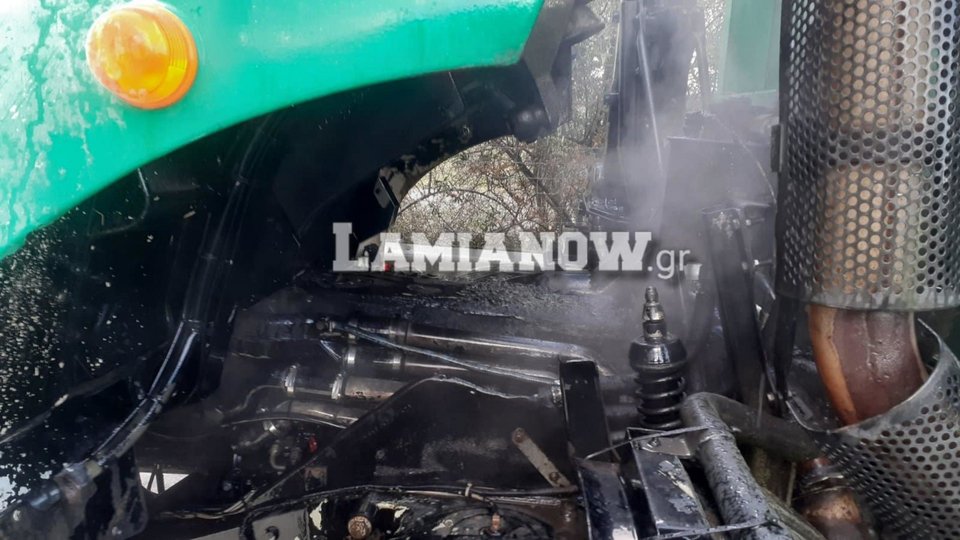 Φωτιά σε απορριμματροφόρο