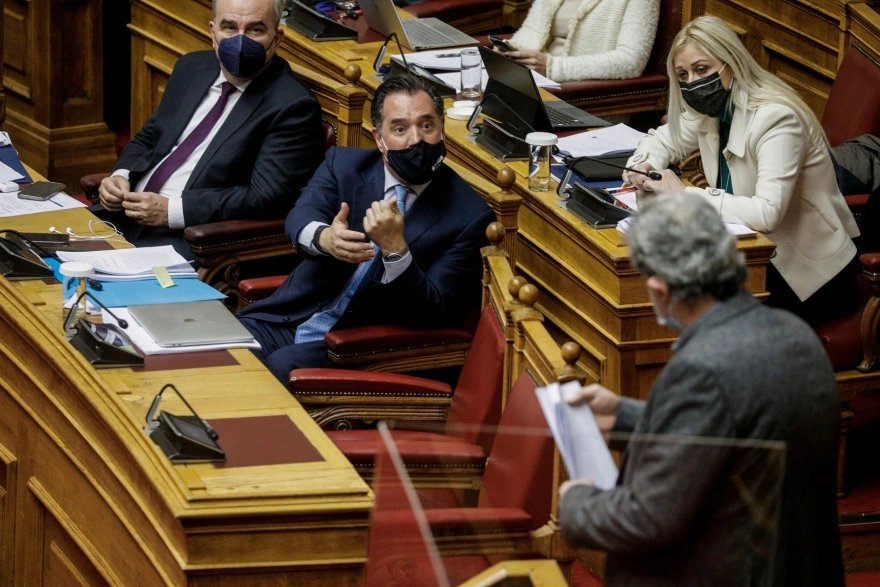 Γεωργιάδης-Πολάκης τη στιγμή της έντασης