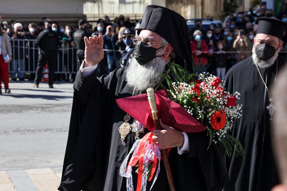 Ενθρόνιση αρχιεπισκόπου Κρήτης / EUROKINISSI ΣΤΕΦΑΝΟΣ ΡΑΠΑΝΗΣ