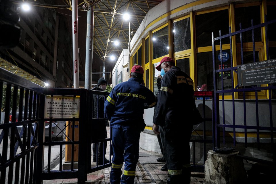 Πυροσβέστες στο σημείο / Eurokinissi