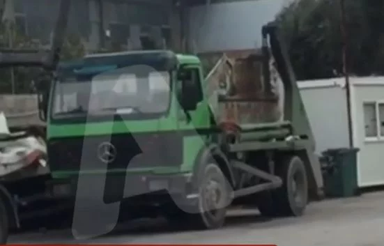 φορτηγό σε τροχαίο με Πάνο Νάτση