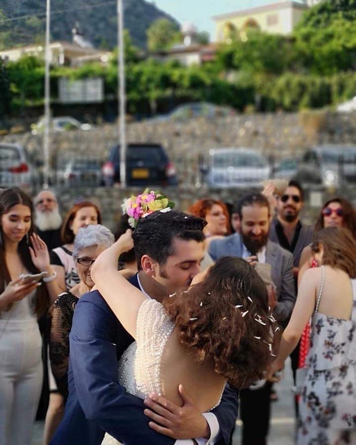 Ο Προκόπης Αγαθοκλέους με τη σύζυγό του